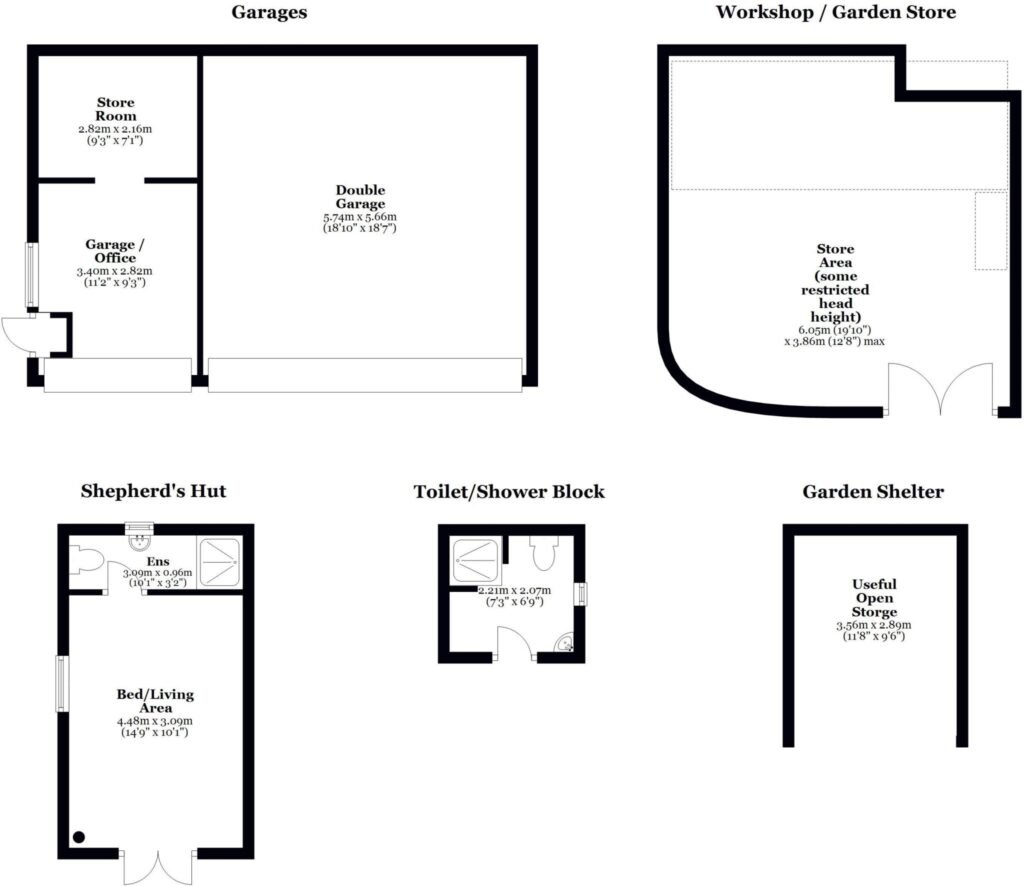 Hill Top, Ings (5 mins from Windermere), Lake District, Cumbria – floorplan
