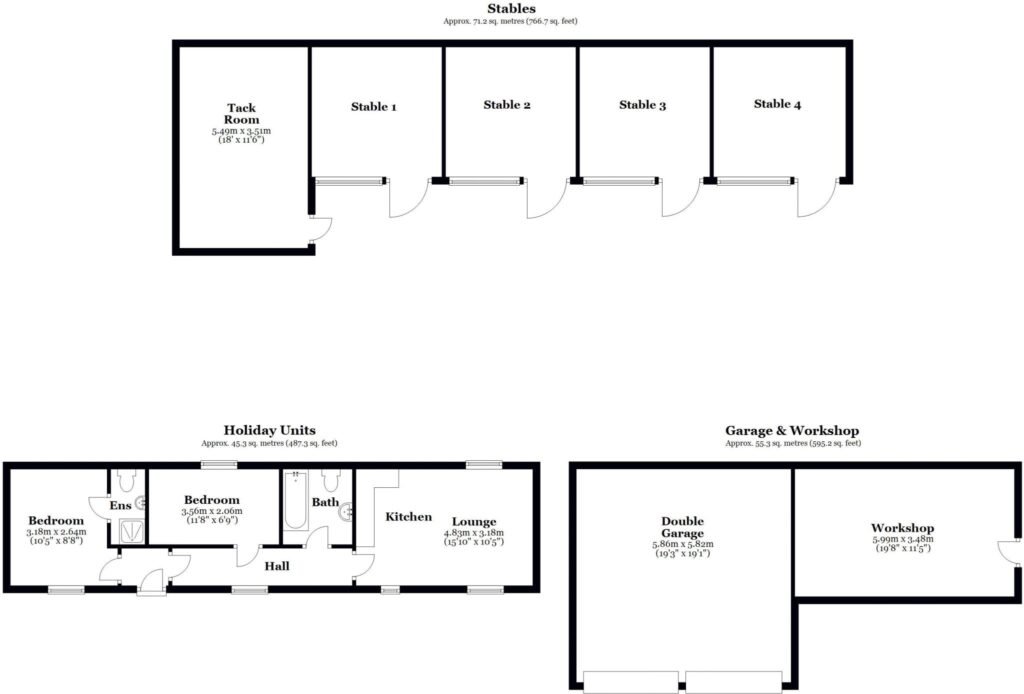 House + Land + Stables + Holiday Lets - Main Street, Seamer – floorplan